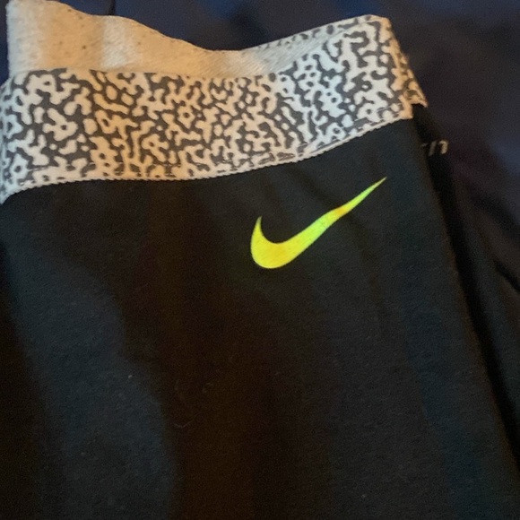 Nike Black and Yellow Athletic Pants - Picture 2 of 3